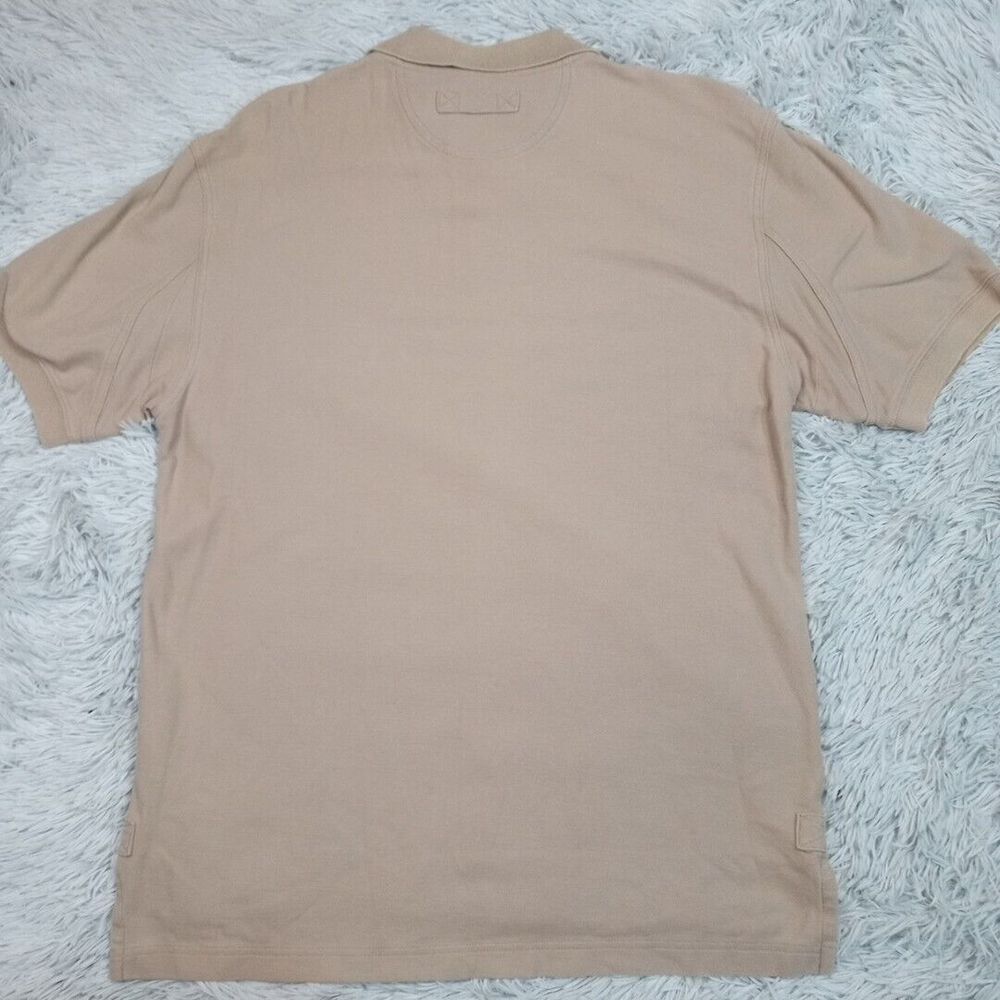 Duluth Trading Co. Shirt Mens S Beige Polo Golf Preppy Nerd Work Chore Casual - Picture 2 of 8